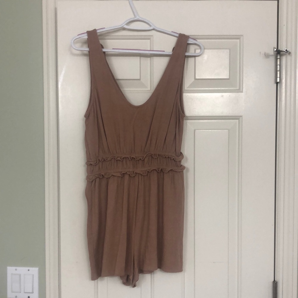 Tan romper size M